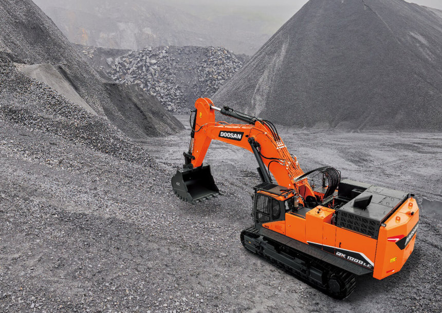 Doosan Launches New DX1000LC-7 100 tonne Excavator